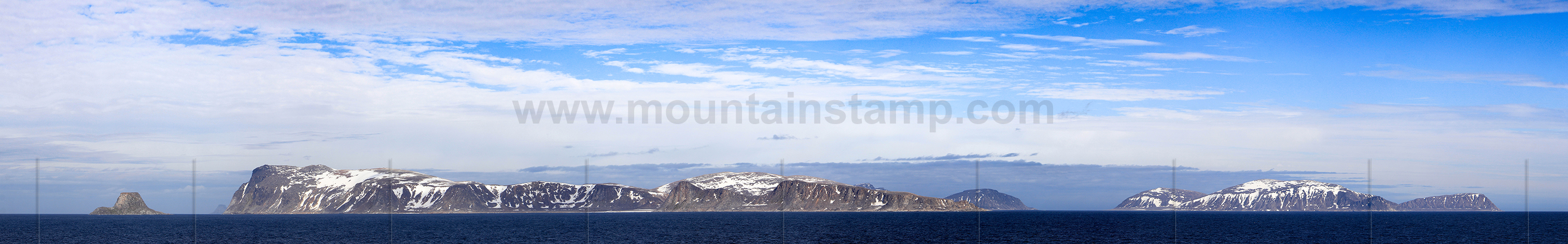 Spitsbergen panorama Sjuøyane archipelago